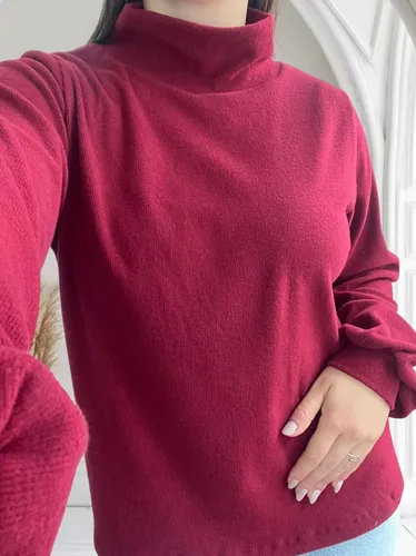 Blusa Remera Lanilla Media Polera