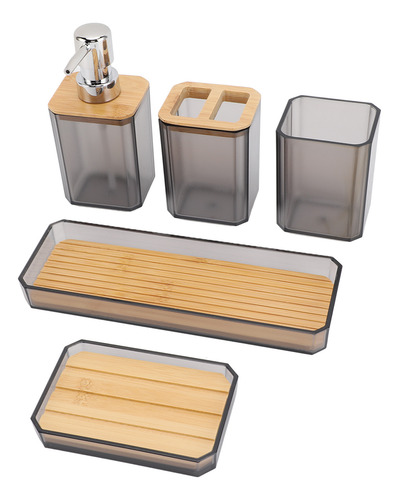 Set De Accesorios De Baño Bath Ensemble Set Con Soporte Para