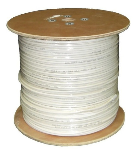Bobina Cable Siames Rg59u 95%coax 18/2 Cctv 152mts Cw5918w-2