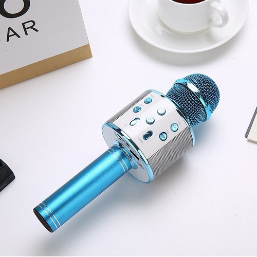 Micrófono Karaoke Inalámbrico Con Bluetooth Parlante Usb