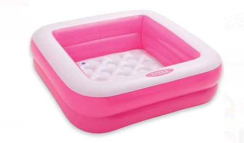 Piscina  Cuadrada Intex De 86cm X 86cm  Mas 100 Pelotas 