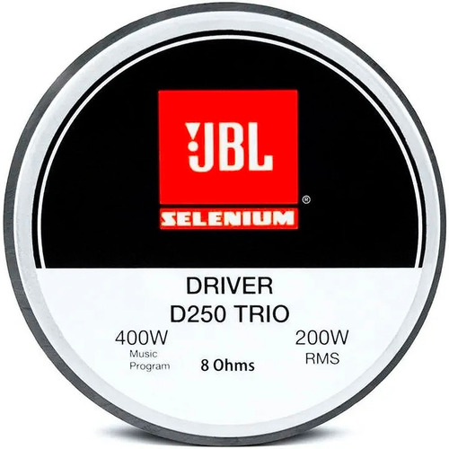Driver Jbl Selenium D250 Trio 8 Ohms 400w 200w Rms 