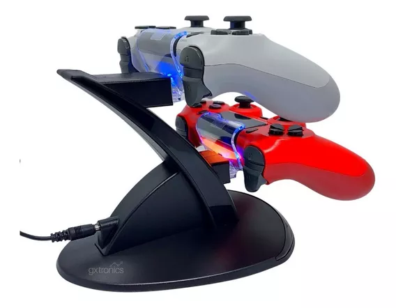 Cargador De Yosting De Ps4 Base Soporte Doble Mando Play 4