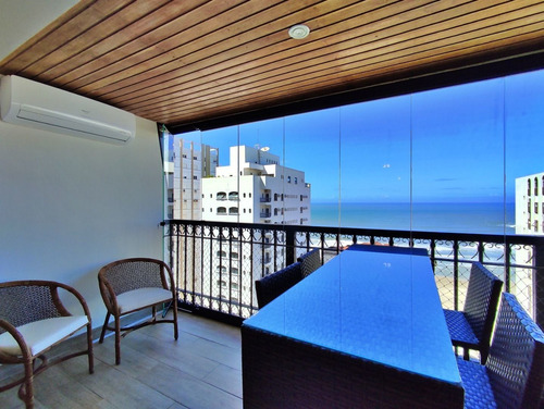 Imagem 9 de 30 de Apartamento Á Venda Vista Para O Mar Varanda Gourmet 3 Dormitórios 1 Suíte 2 Vagas Pitangueiras Guarujá. - Ap1167