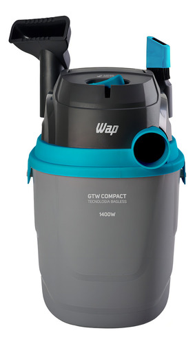 Aspirador de água e pó portátil Wap GTW Compact 1400W