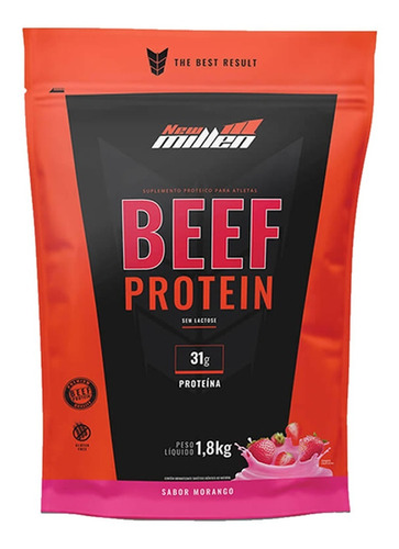 Beef Protein Isolate 1.8kg - New Millen - 0 Lactose, Isolado