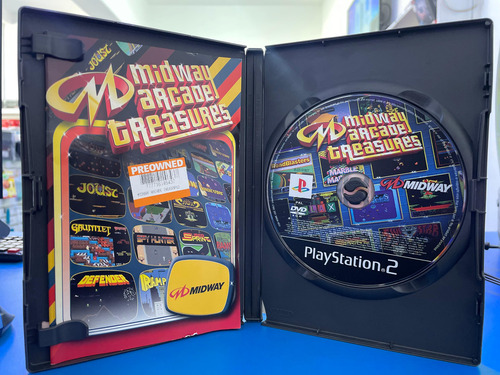 Jogo Midway Arcade Treasures Ps2 Europeu Seminovo Completo