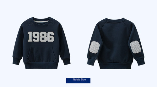 Sudadera De Manga Larga De Algodón Con Forro Polar Para 27 Niños