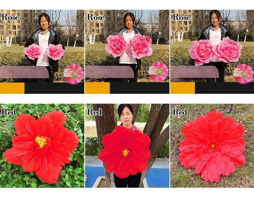 Flores Artificiales, 30, 40, 50 Cm, Peony Dancing Props, The