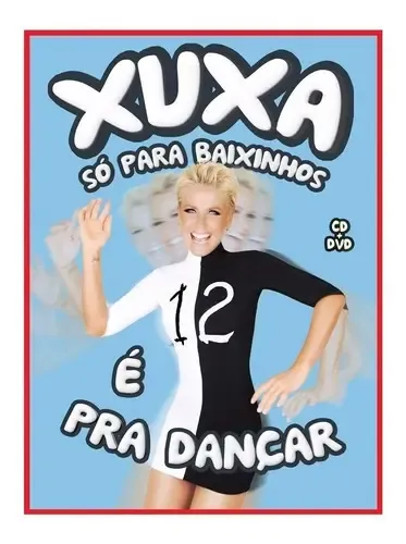 DVD CD Xuxa Só Para Baixinhos 12 Infantil Música Festa Dança