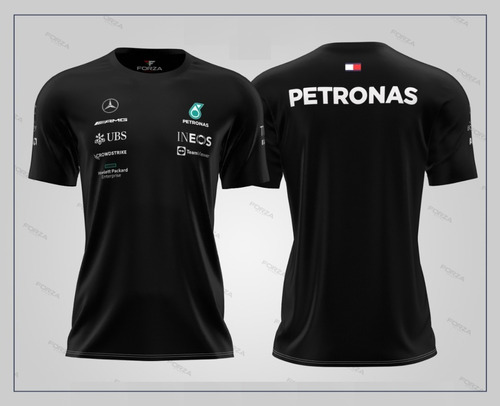 Camiseta F1 Hamilton Petronas Poliéster 2022 Lu.017