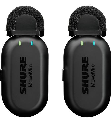 Micrófonos Lavalier Inalámbricos Bluetooth Movemic Two Shure