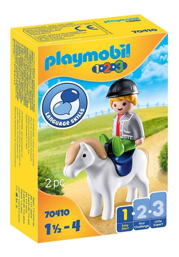Playmobil 123 Nene Con Pony 70410