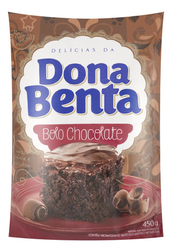 Mistura para bolo Dona Benta chocolate 450 g 