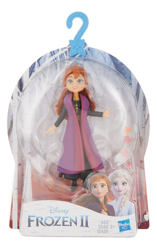 Disney Frozen Anna Small Doll Con Capa Extraíble Inspirada E