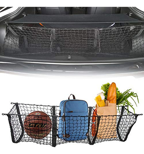 Three Pocket Envelope Cargo Net Fit For Jeep Compass Gr...