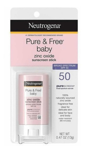 Protetor solar Neutrogena infantil Pure&Free baby SPF50 Eua