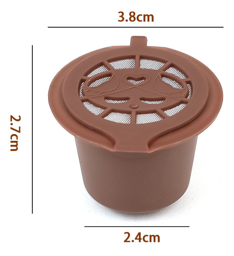 Cápsulas De Café Nespresso Recargables De 6 Piezas, Reutiliz