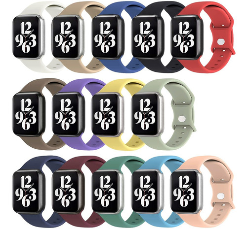 Paquete De 14 Bandas Iwatch Compatibles Con  Watch Band...