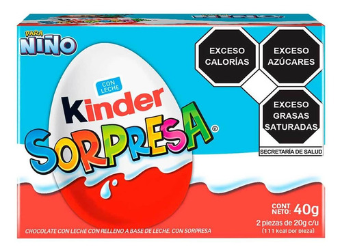 Chocolate Kinder Sopresa Niño 40g