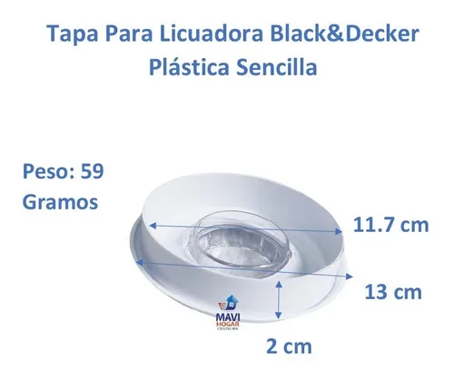 Tapa para licuadora black and decker sale