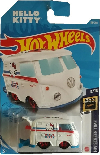 Hot Wheels Volkswagen Kool Kombi Hello Kitty #38 Unico!