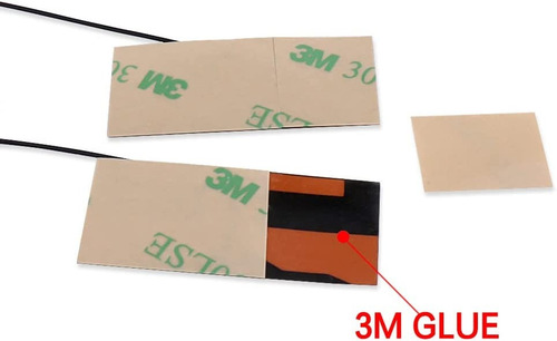 Imagen 3 de 8 de Dos Antenas Wifi Ax210 Intel Mhf4 Ipex 2.4ghz 5ghz 5.8g Ngff