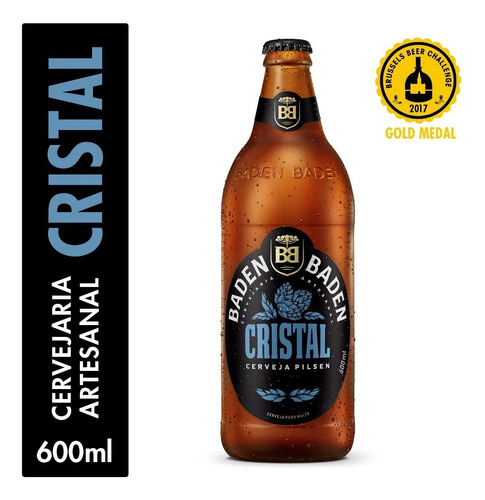 Cerveja Baden Baden Cristal Garrafa 600ml