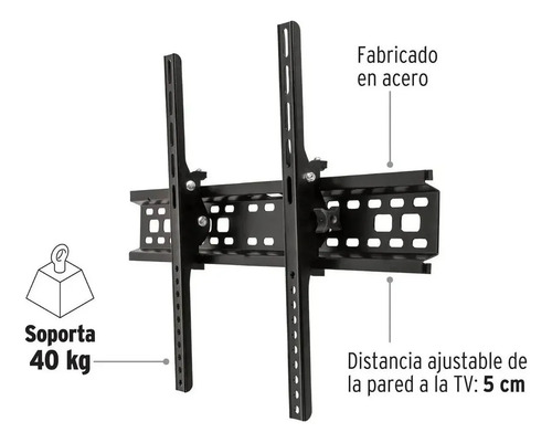 Soporte Tv Pared Muro Lcd Led Fijo 32 A 70 Pulgadas 40kg