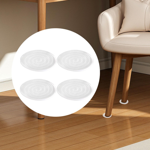 4 Uds. Almohadillas De Silicona Para Diámetro Redondo 4 Cm