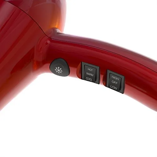 Secador De Pelo Vav Rojo Profesional Potente De Cerámica
