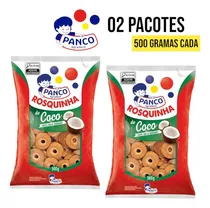 Comprar Biscoito Rosquinha De Coco Panco 2 Pacotes 500g Oferta