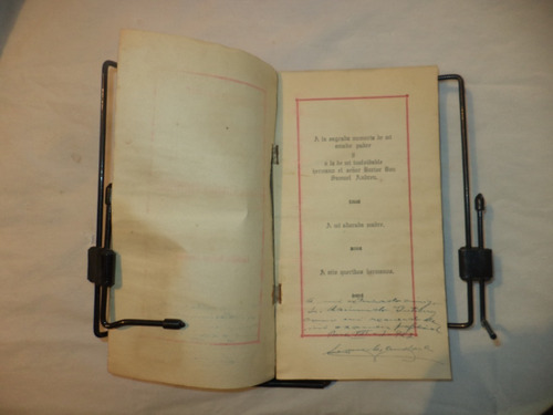 Tesis. Gobernador Leónides Andreu Almazán. Autógrafo. 1923 (Usado)
