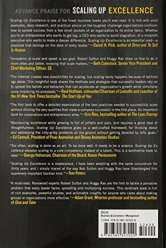 Book : Scaling Up Excellence: Getting To More Without Set...