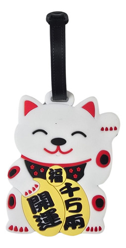 Tag Identificador Bagagem Gato Da Sorte Mala Viagem