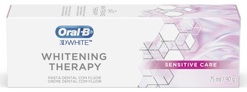 Pasta de dentes Oral-B 3D White Whitening Therapy Sensitive Care  em creme 90 g