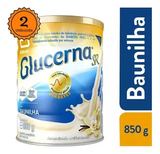 Glucerna Sr Sabor Baunilha 850g - Kit Com 02 Latas