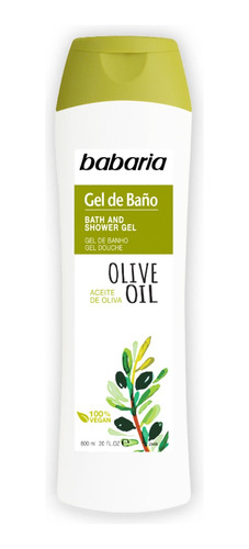 Gel De Baño Babaria Aceite De Oliva 600 Ml