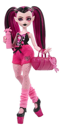 Monster High Draculaura + Boneca C/ Guarda Roupa 20 Itens