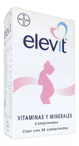 Elevit Multivitamínico para el Embarazo, 30 Tabletas.