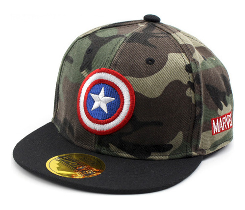 Gorra De Béisbol Infantil Camuflaje Spiderman Hip Hop Hat