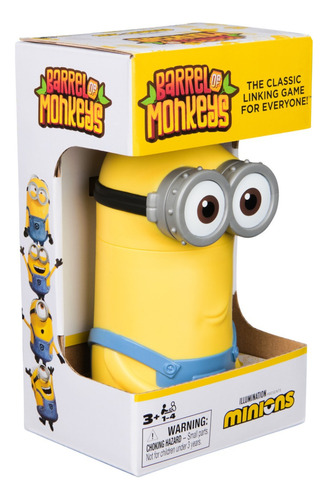 Barril De Monos Minions, Juego Para Toda La Familia