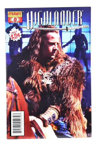 Hq Highlander #0 Importado Capa Alternativa - Editora Dynamite Tk0b