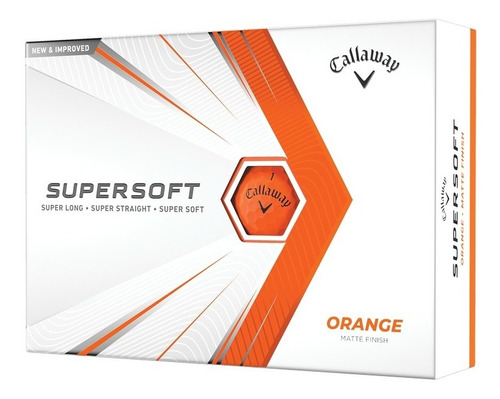 Maito 36 Pelotas Golf Callaway Super Soft Naranja J J Maito