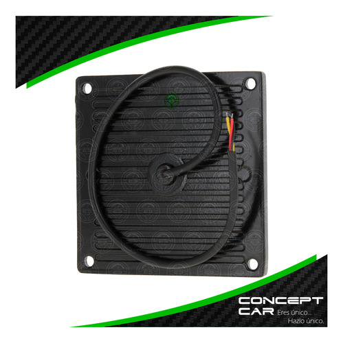 2 Codigo Estrobo Hiper Led Cuadrado Base Metal Universal 12f