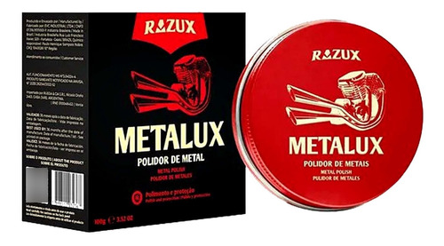 Metalux 100g Polidor De Metal Razux