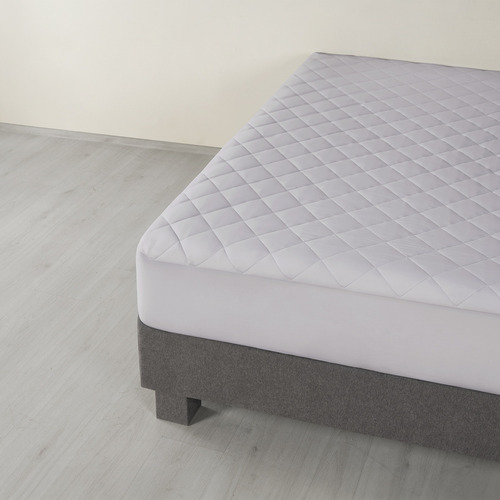 Protector De Colchón King Size Cooling Vianney Blanco Fresco