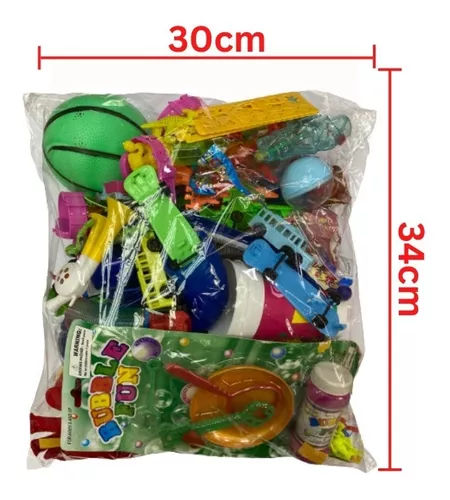 Piñata Cumpleaños Infantil + Pack 80 Juguetes de Relleno Piñata