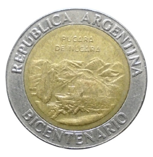 Argentina 1 Peso 2010 Pucara De Tilcara Bimetálica