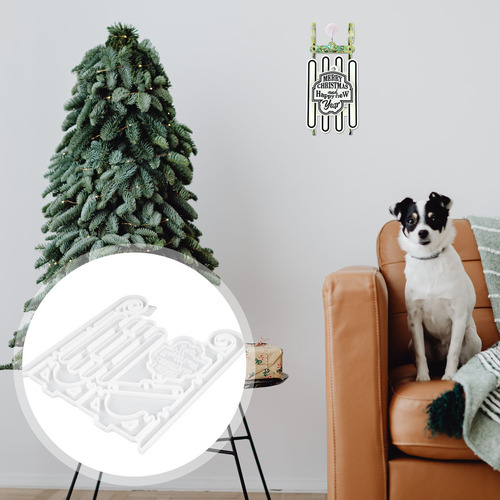 Colgante De Decoración De Pared Con Forma De Trineo Navideño
